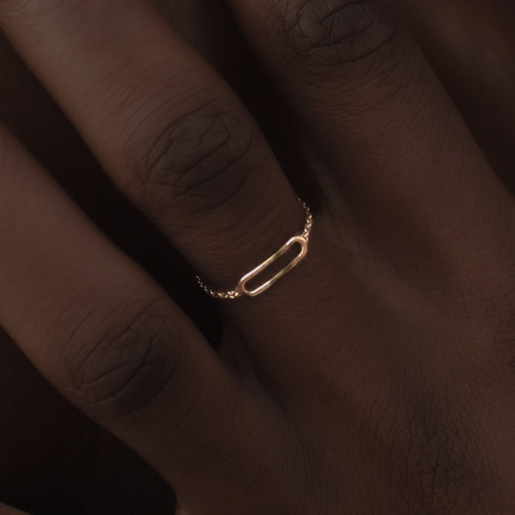 Bague Marion Chaîne