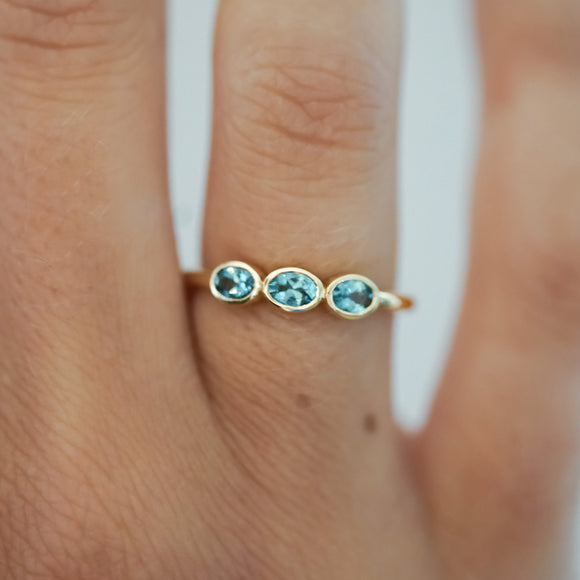 Bague Valentine Trio Turquoise