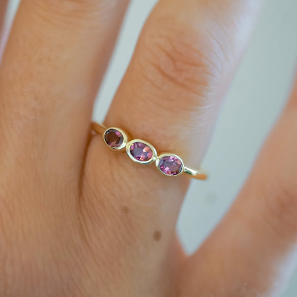 Bague Valentine Trio Rose