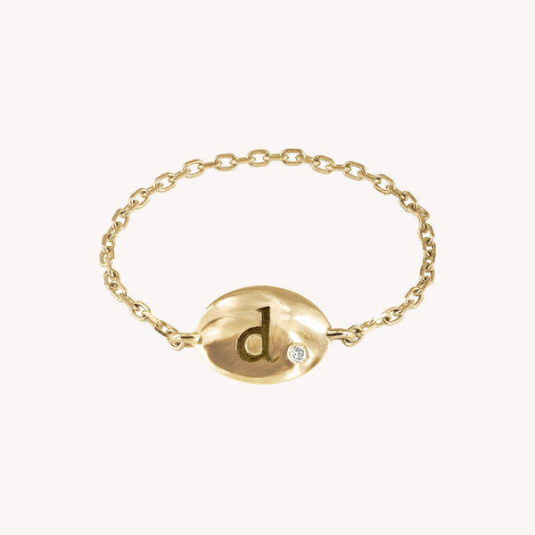 Bague Chaîne Personnalisable Alba