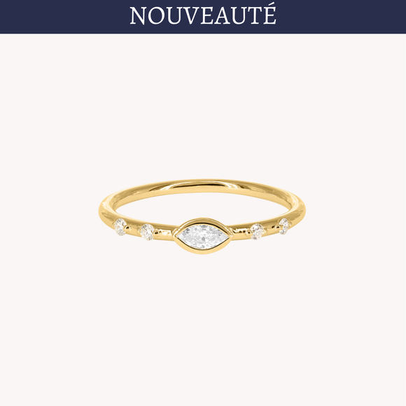 Bague navette Moon