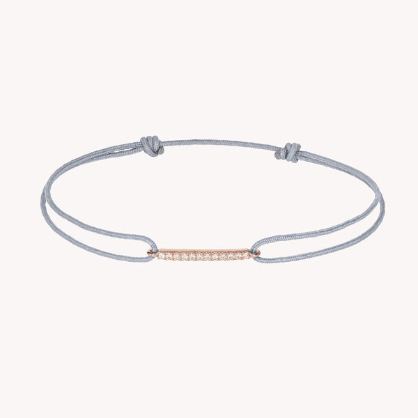 Bracelet Cordon Diamants Blancs Iris