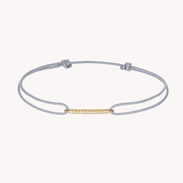 Bracelet Cordon Diamants Blancs Iris