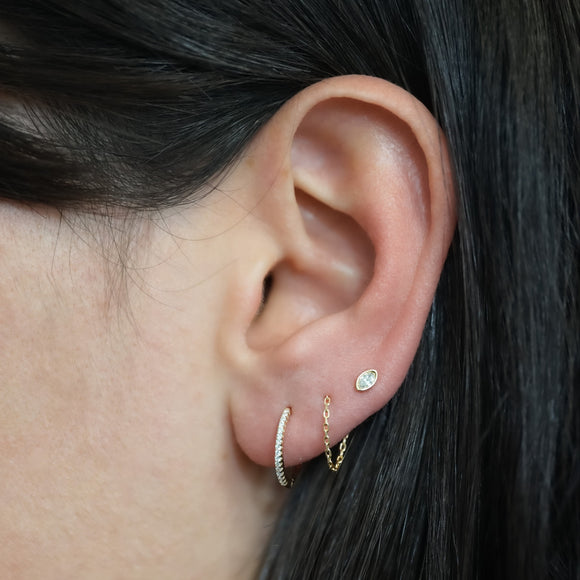 Piercing Navette Moon