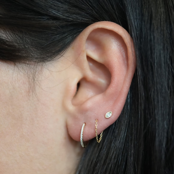 Boucle d'oreille alba