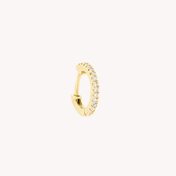 Mini créole Iris Diamants Blancs 0.6
