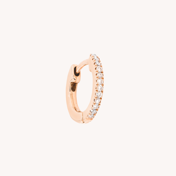 Mini créole Iris Diamants Blancs 0.8