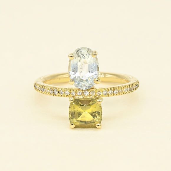 - Vendu - Bague Emilie Verte