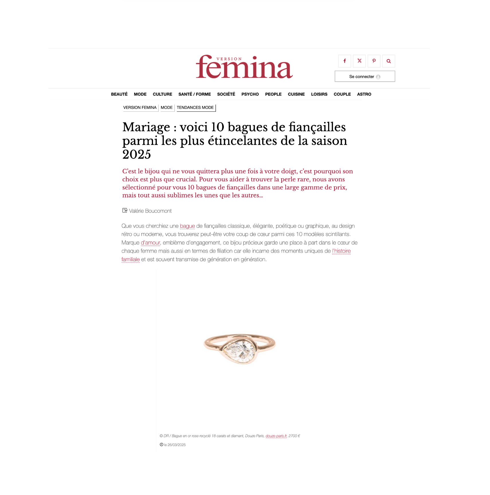 FEMINA - MARS 2025