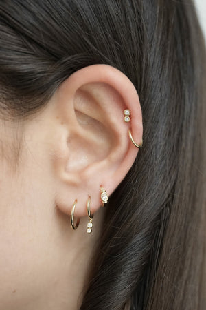 Boucles d’oreilles en or recyclé
