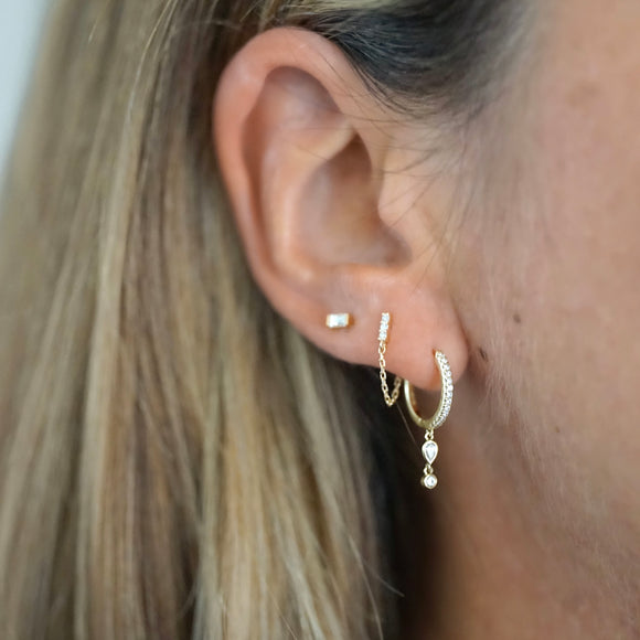 Boucles d’oreilles en or recyclé