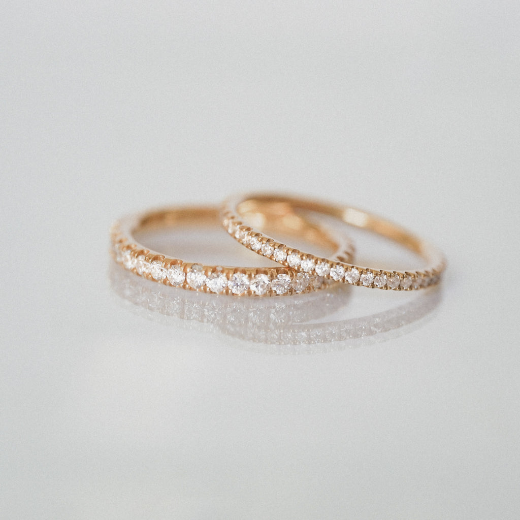 Alliance Iris Diamants Blancs
