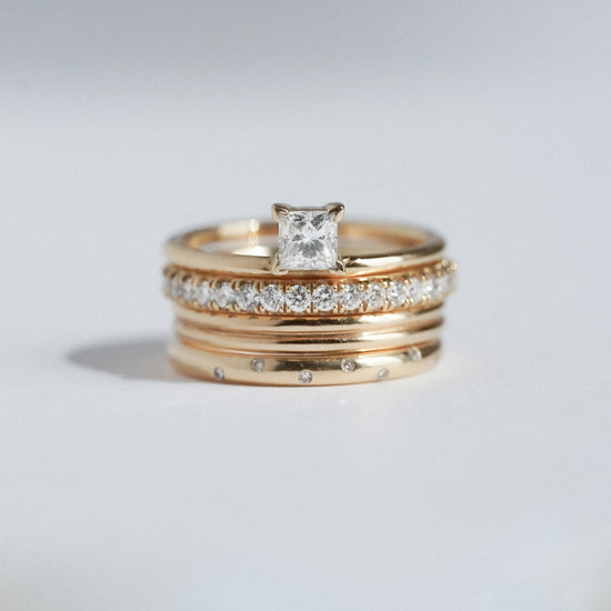 Alba Double Bangle Wedding Ring
