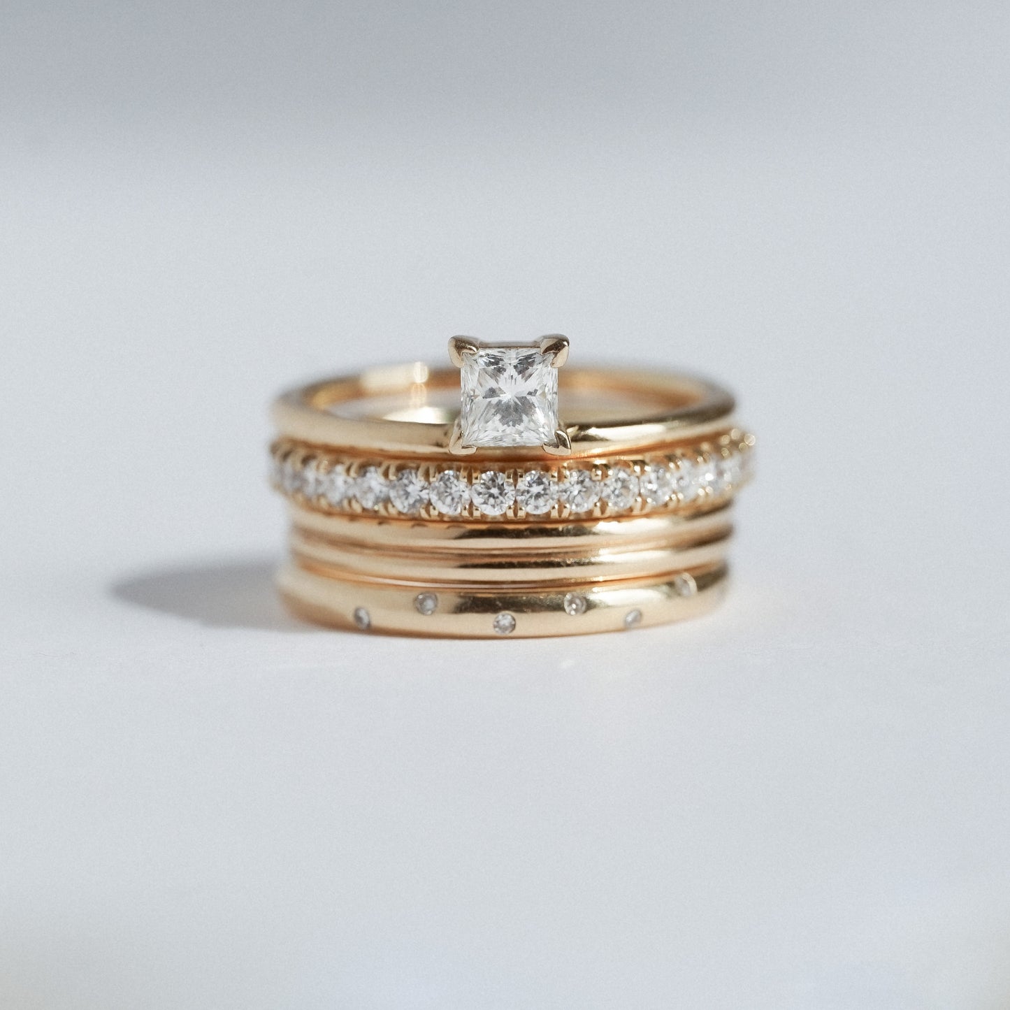 Iris Diamond Wedding Ring Large Model