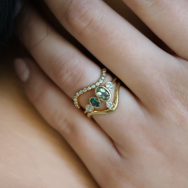 Bague vague lorène