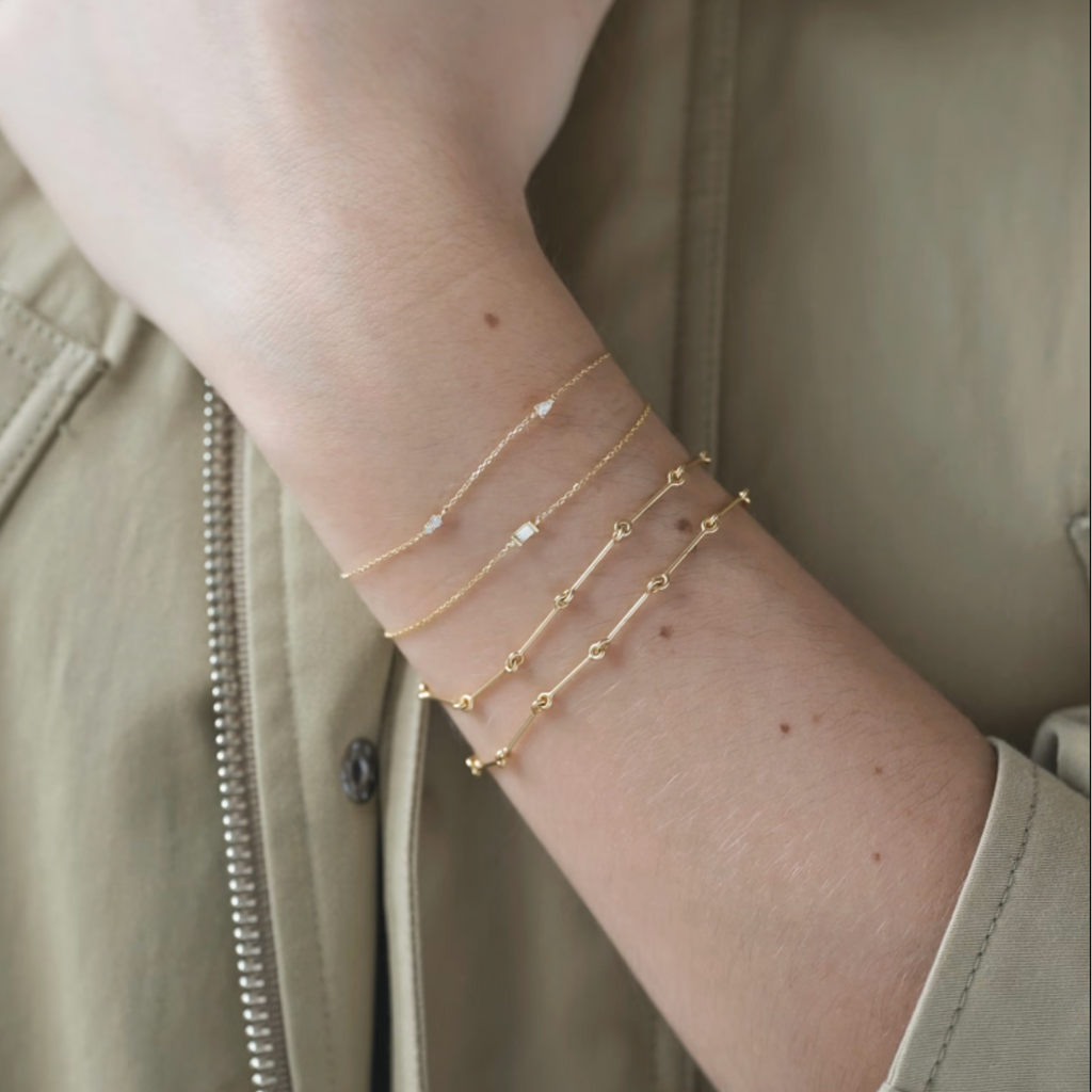 Accumulation- bracelet poire Iris, bracelet alba, bracelet Alix