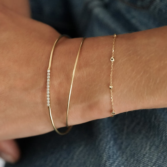 Bracelet Alba Diamants Bruns