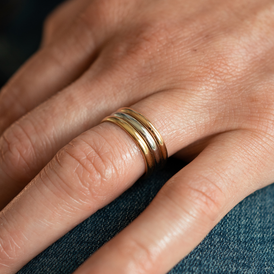 Alba Wedding Ring Half Ring Men 2 mm