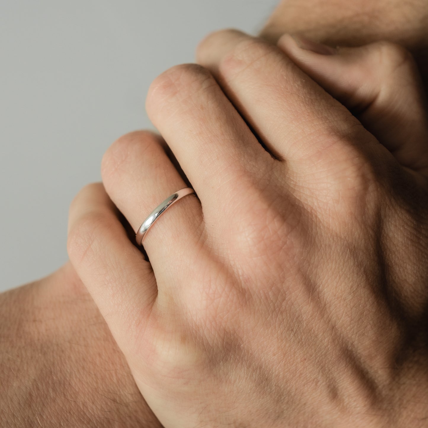Alba Wedding Ring Half Ring Men 2.5 mm