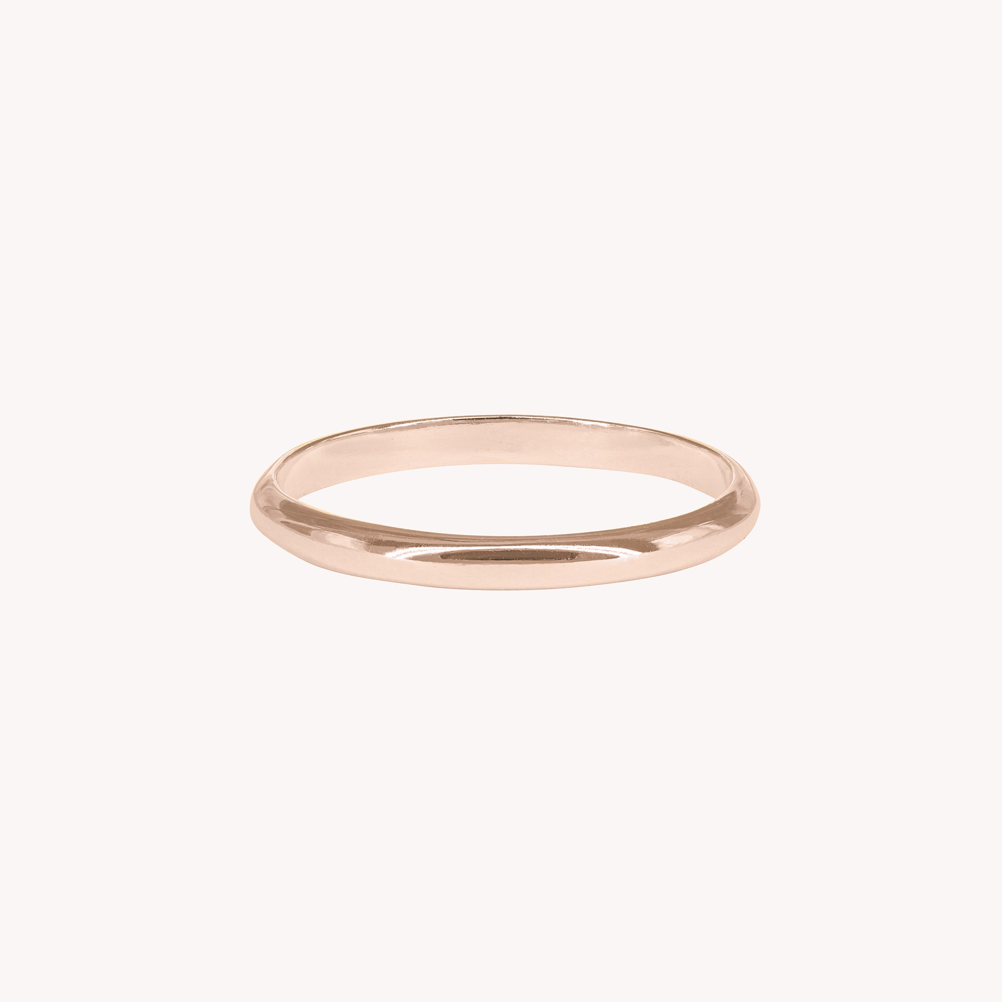 Alba Men's Half-Ring Wedding Band 2.5 mm