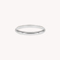 Alba Men's Half-Ring Wedding Band 2.5 mm