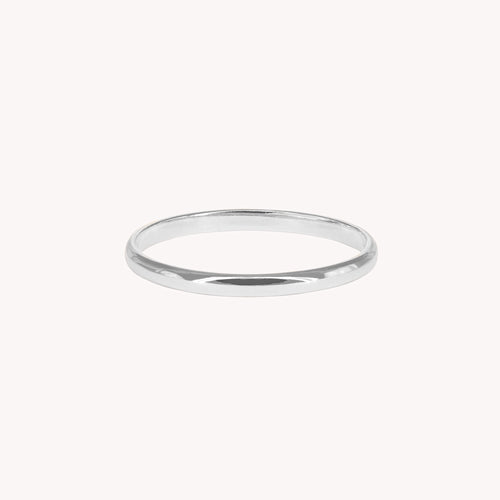Alliance Demi-Jonc Homme 2 mm Alba