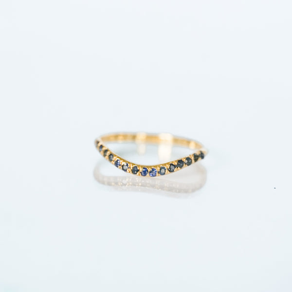 Bague Iris Vague Saphirs