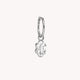 Boucle d'oreille nuage Or blanc