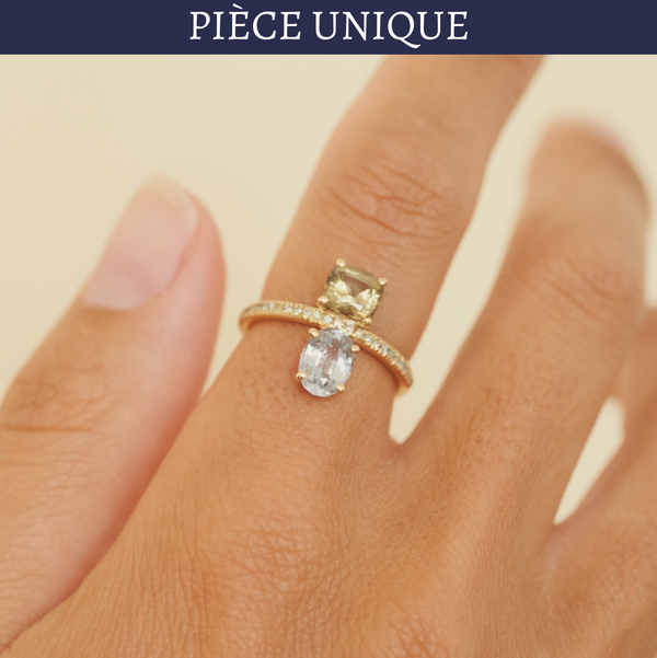 - Vendu - Bague Emilie Verte