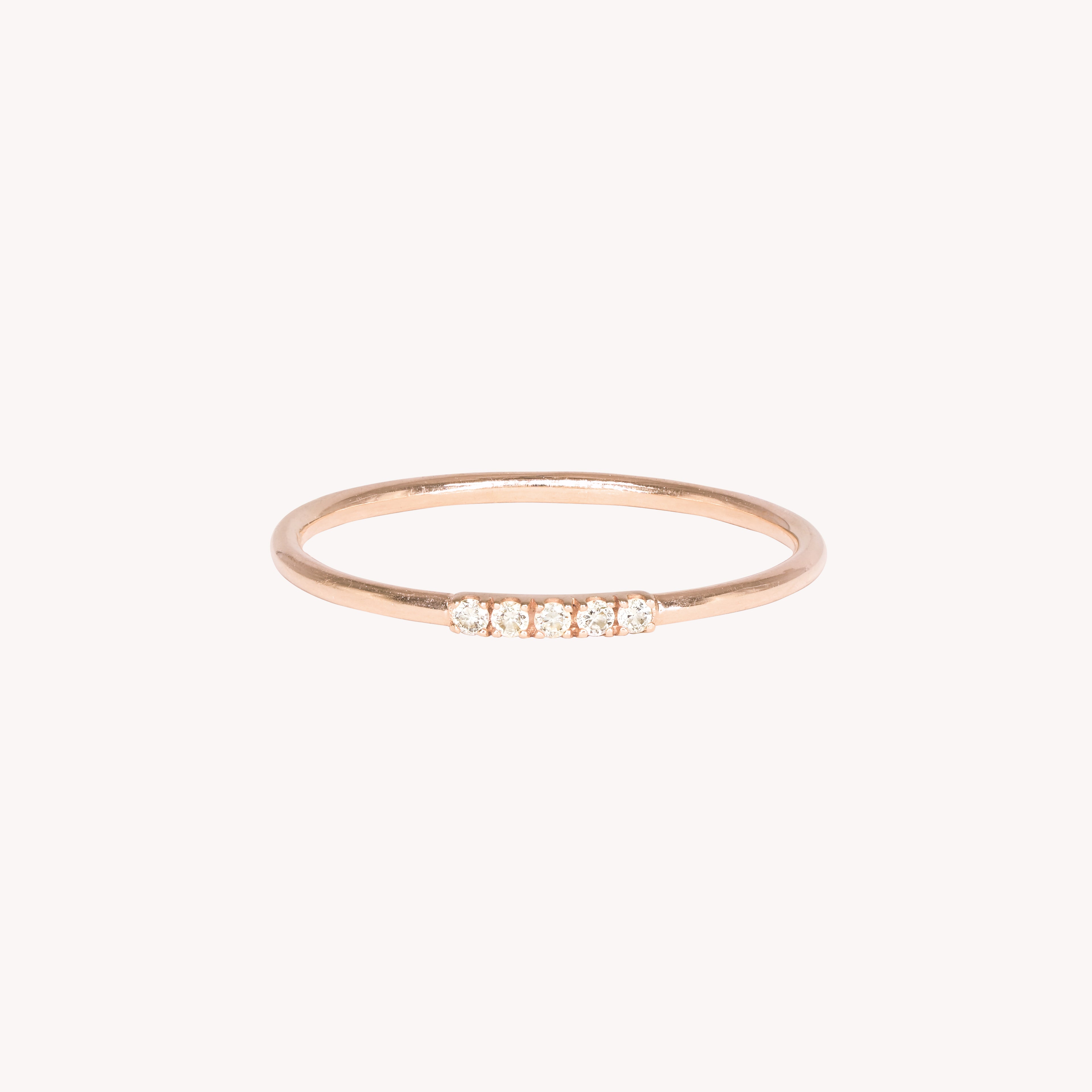 Iris White Diamond Ring