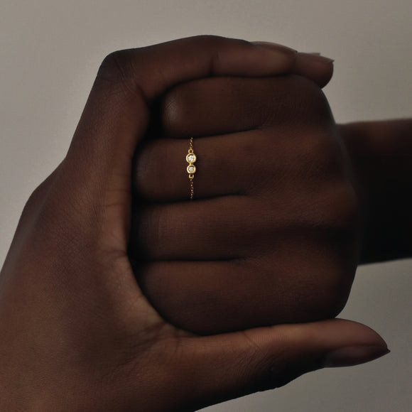 Bague Lorène Chaîne