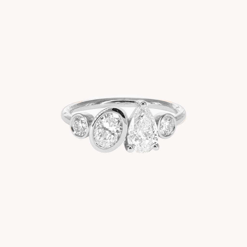 Engagement Ring - Pear Diamond Composition - 1.40ct