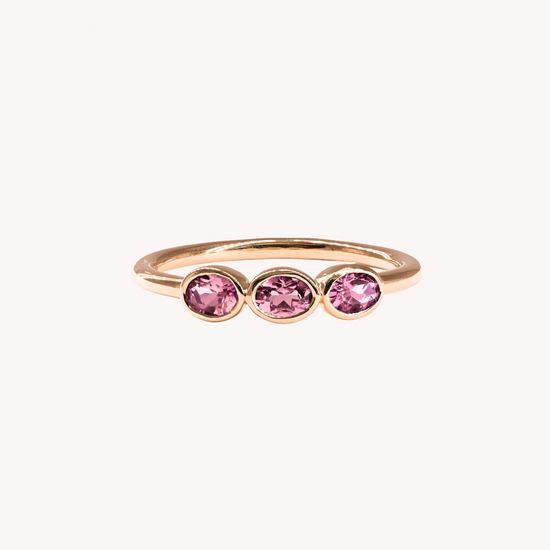 Bague Valentine Trio Rose