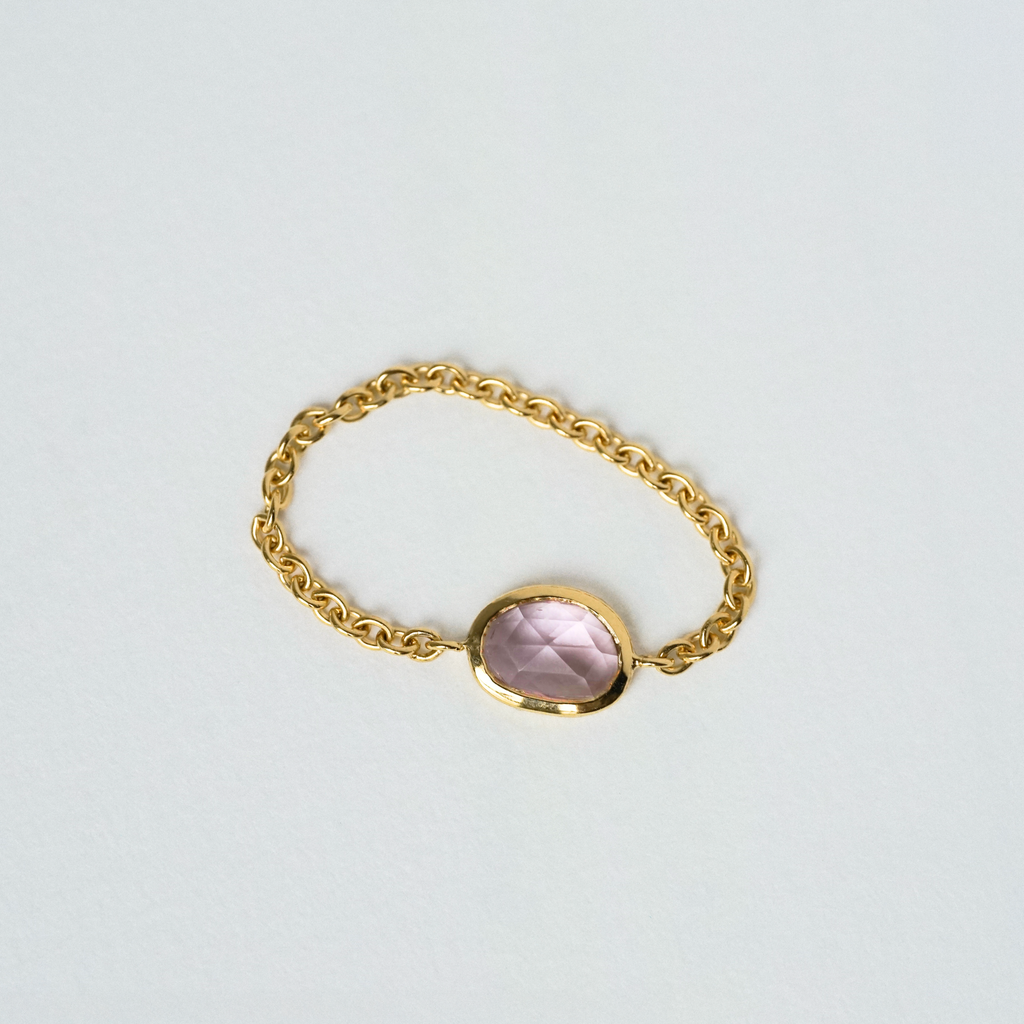 Bague Chaîne Unique Rosecut V
