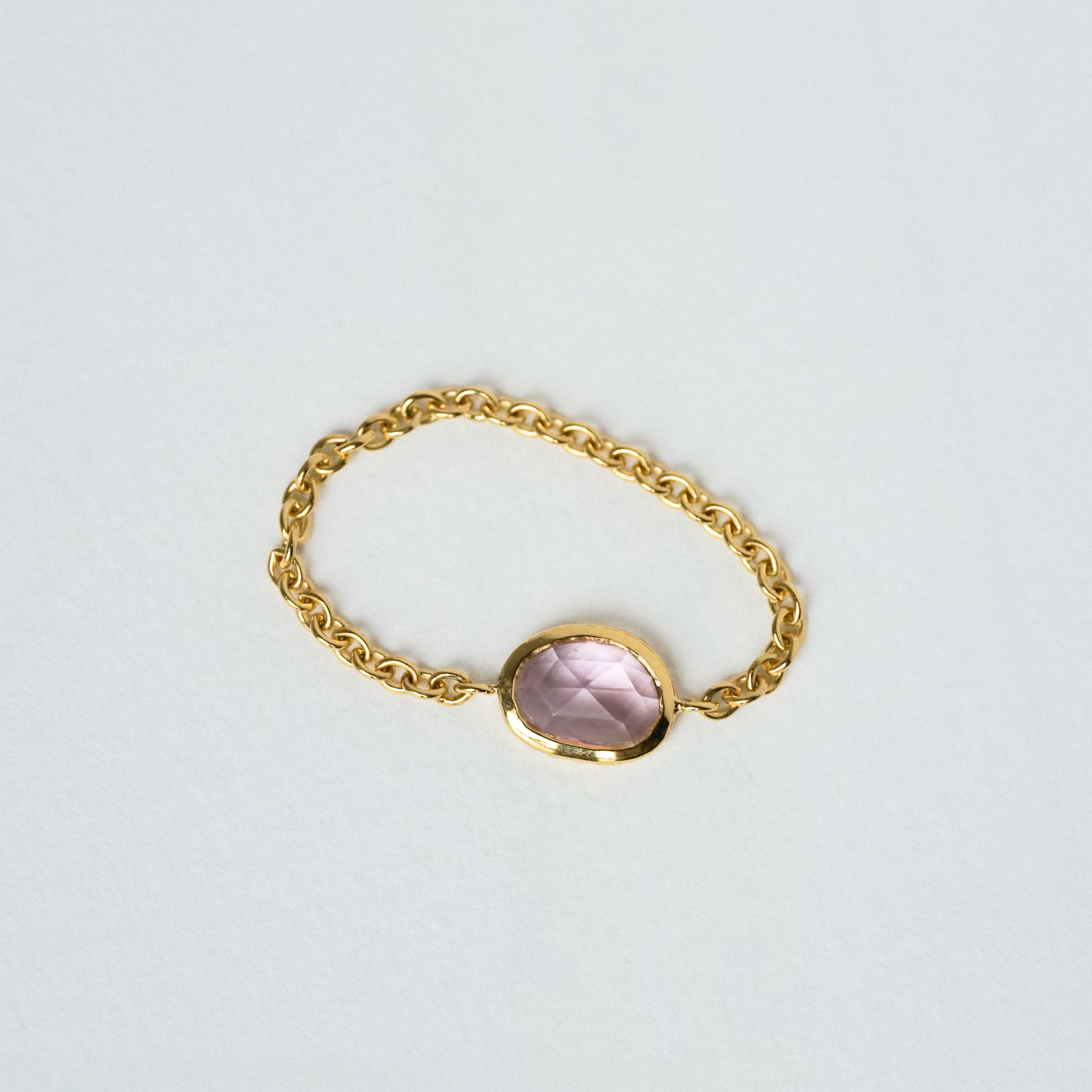 Bague Chaîne Unique Rosecut V