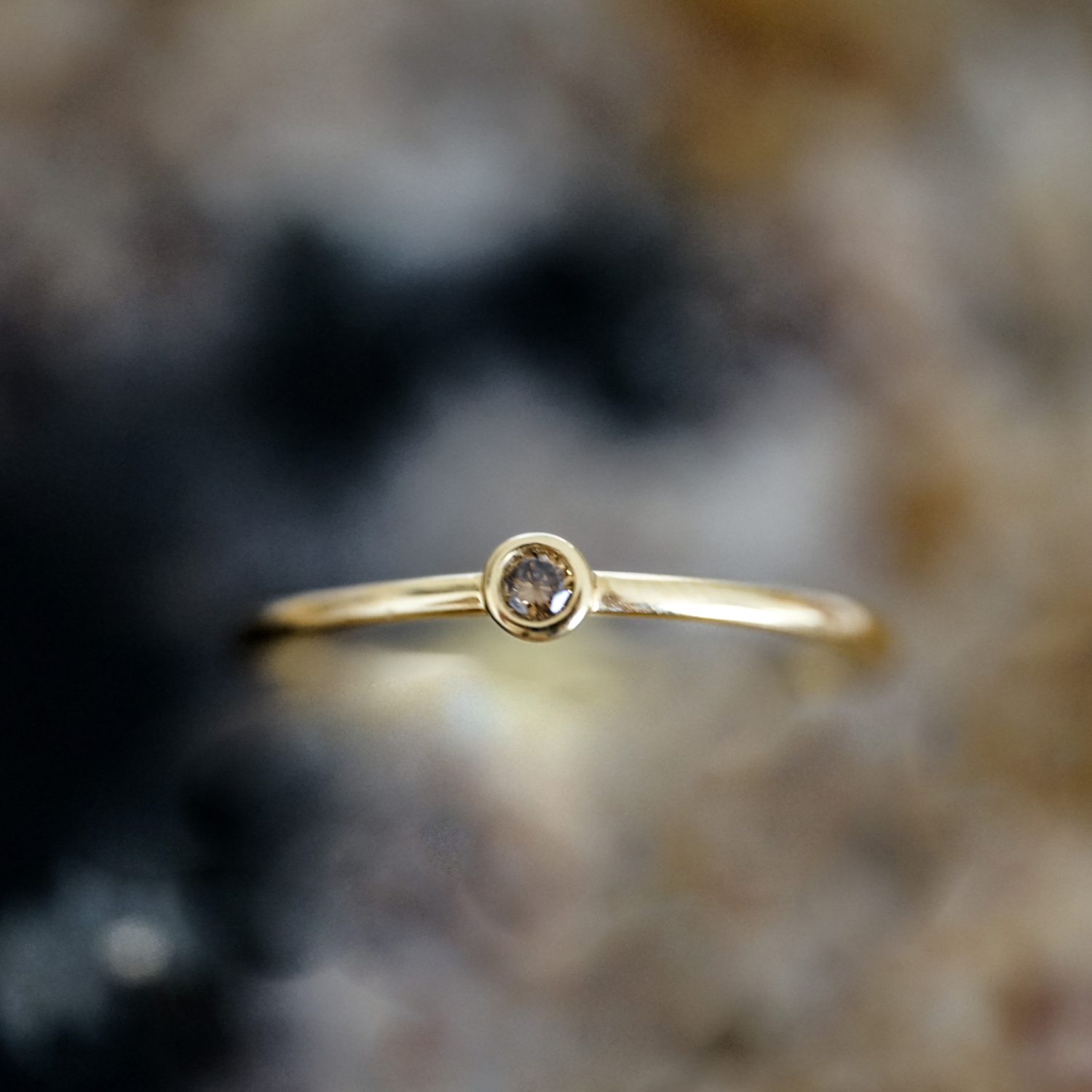 Bague Diamant Brun Alba