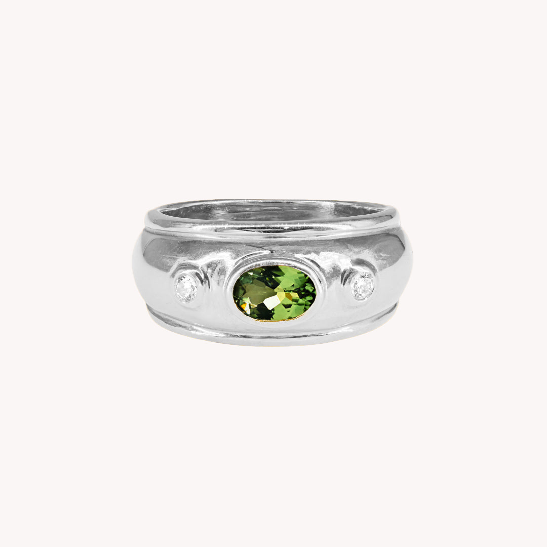 Bague Dôme Verte Valentine