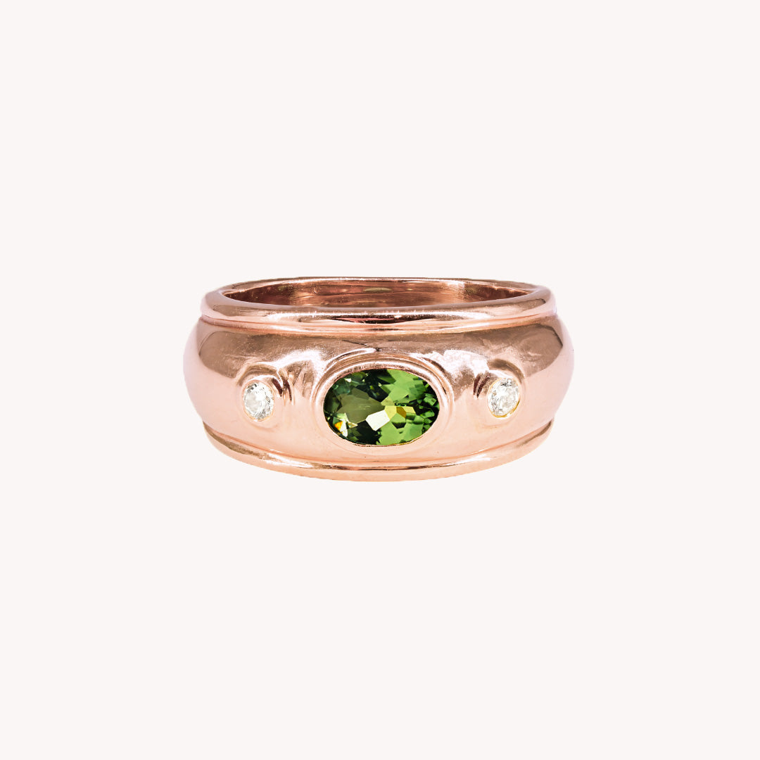 Bague Dôme Verte Valentine