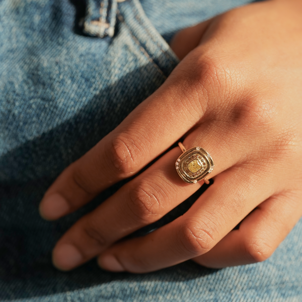 Bague Eleonore - piece unique diamant douze paris