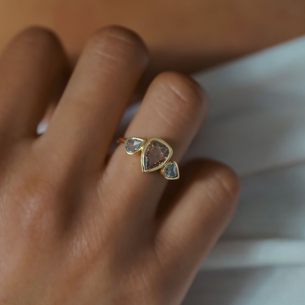 Bague Helene- piece unique diamant douze paris