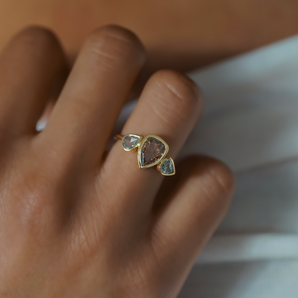 Bague Helene- piece unique diamant douze paris