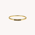 Bague Iris Diamants Noirs