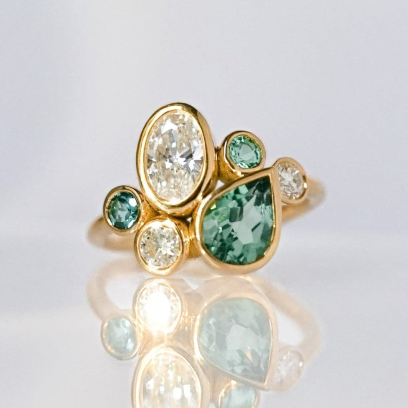 Bague Sur Mesure Diamant Tourmaline