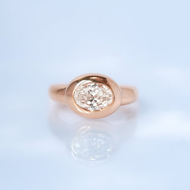 Bague Sur Mesure Solitaire baignoire Diamant