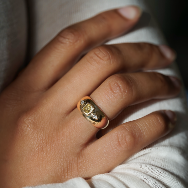 Bague Victoria - piece unique diamant douze paris