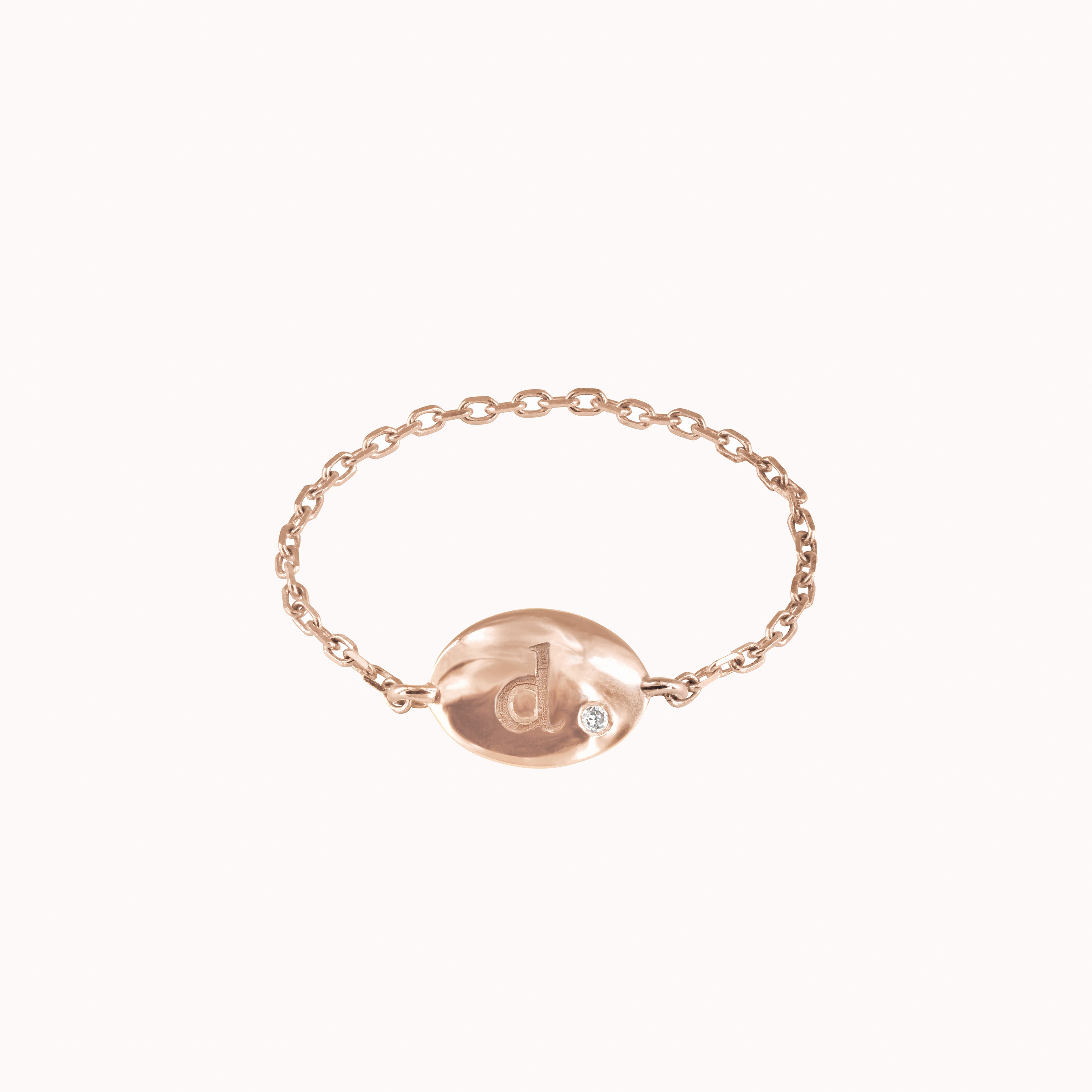 Bague Chaîne Personnalisable Alba