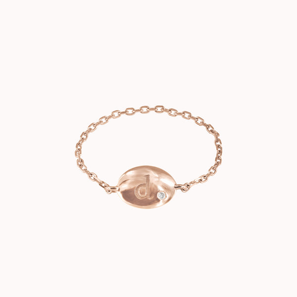 Bague Chaîne Personnalisable Alba