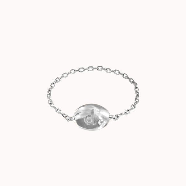 Bague Chaîne Personnalisable Alba