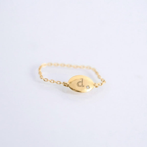 Bague Chaîne Personnalisable Alba