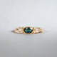 Bague épaulée Valentine indigolite